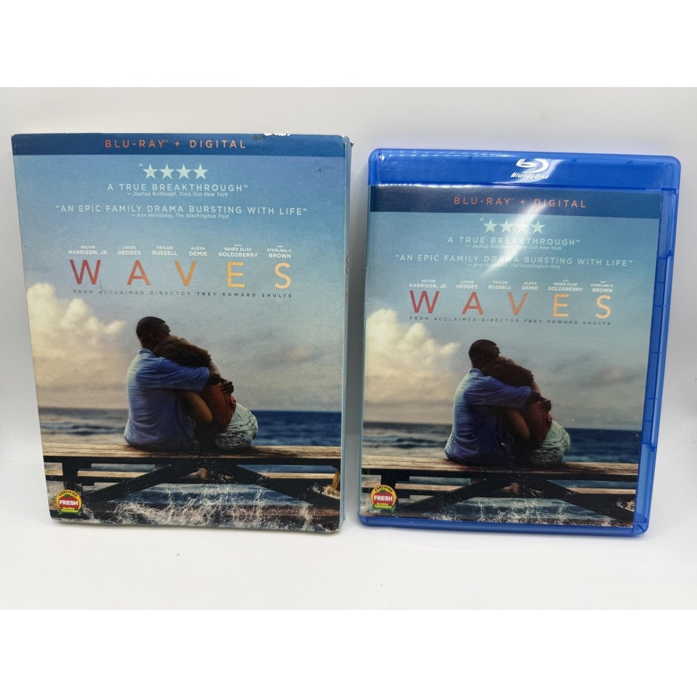 Waves Blu-ray Digital Copy Slipcover A24 Lionsgate Drama Movie 2019 R Romance